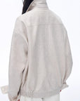 Retro ethnic style beaded embroidery linen loose straight version jacket spring"Comfort Zone" - variant_title