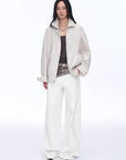 Retro ethnic style beaded embroidery linen loose straight version jacket spring"Comfort Zone" - variant_title
