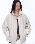 Retro ethnic style beaded embroidery linen loose straight version jacket spring"Comfort Zone" - variant_title