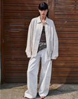 Retro ethnic style beaded embroidery linen loose straight version jacket spring"Comfort Zone" - variant_title