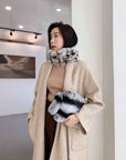 Rex rabbit fur scarf elastic woven fur neck scarf - variant_title