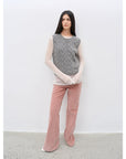 "Road to Extraordinary" Retro modern versatile slim corduroy flared trousers - variant_title