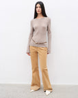 "Road to Extraordinary" Retro modern versatile slim corduroy flared trousers - variant_title