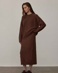 "Rozen Maiden" 26S Australian Merino Wool Cable Skirt - variant_title
