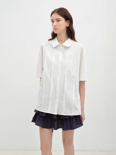 "Sea Salt & Sugar" cotton short - sleeved shirt - variant_title