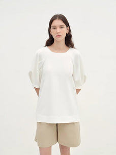 "Sleep Journey" puff sleeve straight short sleeve - variant_title