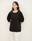 "Sleep Journey" puff sleeve straight short sleeve - variant_title