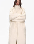 Song of Snowland mohair wool stand collar coat product image 09
