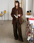 "Sophisticated Lady" Italian Imported Haute Couture Tailored Tweed Jacket with Gold Buttons for Women - variant_title