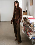 "Sophisticated Lady" Italian Imported Haute Couture Tailored Tweed Jacket with Gold Buttons for Women - variant_title