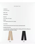 Spliced double - pleat wide - leg trousers straight - leg trousers for women - variant_title