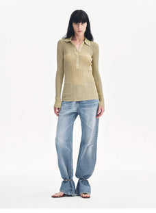 "Spring Inspiration" Retro Slim Fit POLO Neck Sweater - variant_title