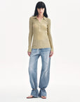 "Spring Inspiration" Retro Slim Fit POLO Neck Sweater - variant_title
