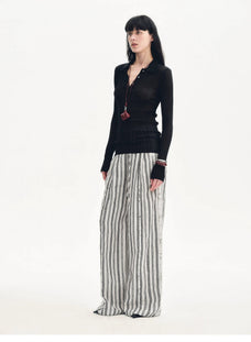 "Spring Inspiration" Retro Slim Fit POLO Neck Sweater - variant_title