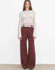 "Street Step" Retro distressed casual style straight slant pocket casual scimitar bloomers - variant_title