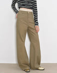 "Street Step" Retro distressed casual style straight slant pocket casual scimitar bloomers - variant_title
