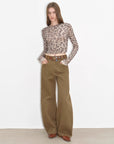 "Street Step" Retro distressed casual style straight slant pocket casual scimitar bloomers - variant_title