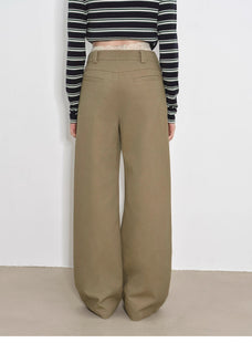 "Street Step" Retro distressed casual style straight slant pocket casual scimitar bloomers - variant_title