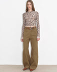 "Street Step" Retro distressed casual style straight slant pocket casual scimitar bloomers - variant_title
