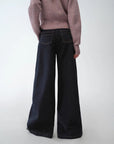 "Street Style" Vintage Handmade Lycra Stretch Jeans Wide Leg Loose Trousers Women Spring - variant_title