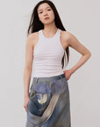 "Summer Tour" small I - shaped vest camisole women's summer elastic cotton slim fit inner sleeveless top - variant_title