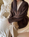 Swiss Snow Mink Velvet Fur Coat - variant_title