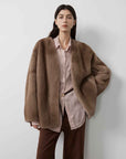 Swiss Snow Mink Velvet Fur Coat - variant_title