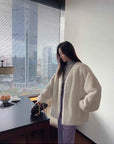 Swiss Snow Mink Velvet Fur Coat - variant_title