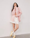 Tencel jacquard striped long - sleeved shirt jacket women's loose top"Spring and Summer Prank" - variant_title