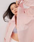 Tencel jacquard striped long - sleeved shirt jacket women's loose top"Spring and Summer Prank" - variant_title