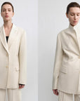 THE ARTM Australian Merino Wool Oversized Suit Set - Wrinkle - Resistant Blazer & Trousers - variant_title