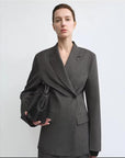 THE ARTM Wool & Silk Blend Oversized Suit Set - Wrinkle - Resistant Blazer & Trousers - variant_title