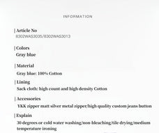 TOP grade long - staple cotton basic micro - stacked straight jeans - variant_title