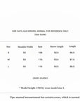 Urban Home drop shoulder Merino shearling coat size guide