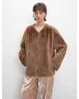 "Urban Home" Imported Merino Wool Fur Sheepskin Jacket for Women - variant_title