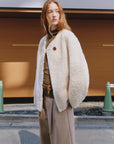 "Urban Home" Imported Merino Wool Fur Sheepskin Jacket for Women - variant_title