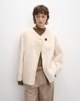 "Urban Home" Imported Merino Wool Fur Sheepskin Jacket for Women - variant_title