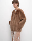 "Urban Home" Imported Merino Wool Fur Sheepskin Jacket for Women - variant_title