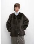 "Urban Home" Imported Merino Wool Fur Sheepskin Jacket for Women - variant_title