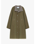 "Urban Island" Retro Plaid Mid - Length Workwear Lapel Trench Coat - variant_title