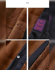 Vintage Clock mink coat craftsmanship, lining and Kopenhagen Fur label details