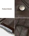 Firelady Fur Oversized Leather Blazer product details