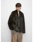 "Winter Love Island"Tuscan fur one - piece coat women's long hanging collar straight fur coat - variant_title