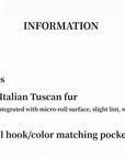 "Winter Love Island"Tuscan fur one - piece coat women's long hanging collar straight fur coat - variant_title