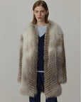 Yukino Dream colorful Finnish fox fur coat product image 19