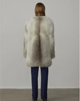 Yukino Dream colorful Finnish fox fur coat product image 20