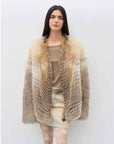 Yukino Dream Imported Colorful Fox Fur Coat from Finland - variant_title