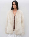 Yukino Dream Imported Colorful Fox Fur Coat from Finland - variant_title