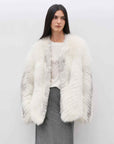 Yukino Dream Imported Colorful Fox Fur Coat from Finland - variant_title