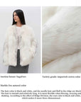 Yukino Dream Imported Colorful Fox Fur Coat from Finland - variant_title